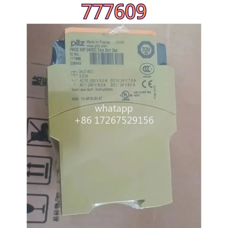 오리지널 안전 릴레이 777609 PNOZ X9P 24VDC