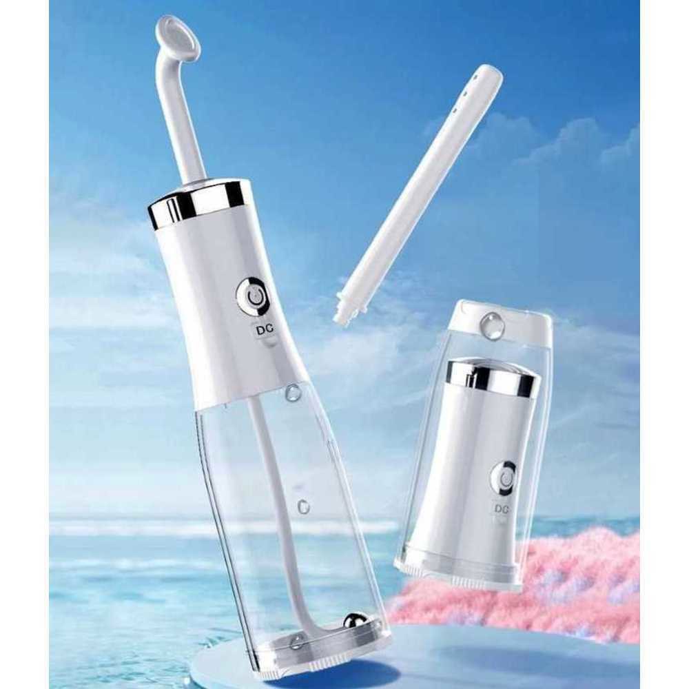 충전식 화이트 간이비데 분무기 용 화장실 비상용 분사 휴대용비데 엘보 4가지 대용량 세트 여행용 미니 화이트 엘보 세트 - 상품 이미지