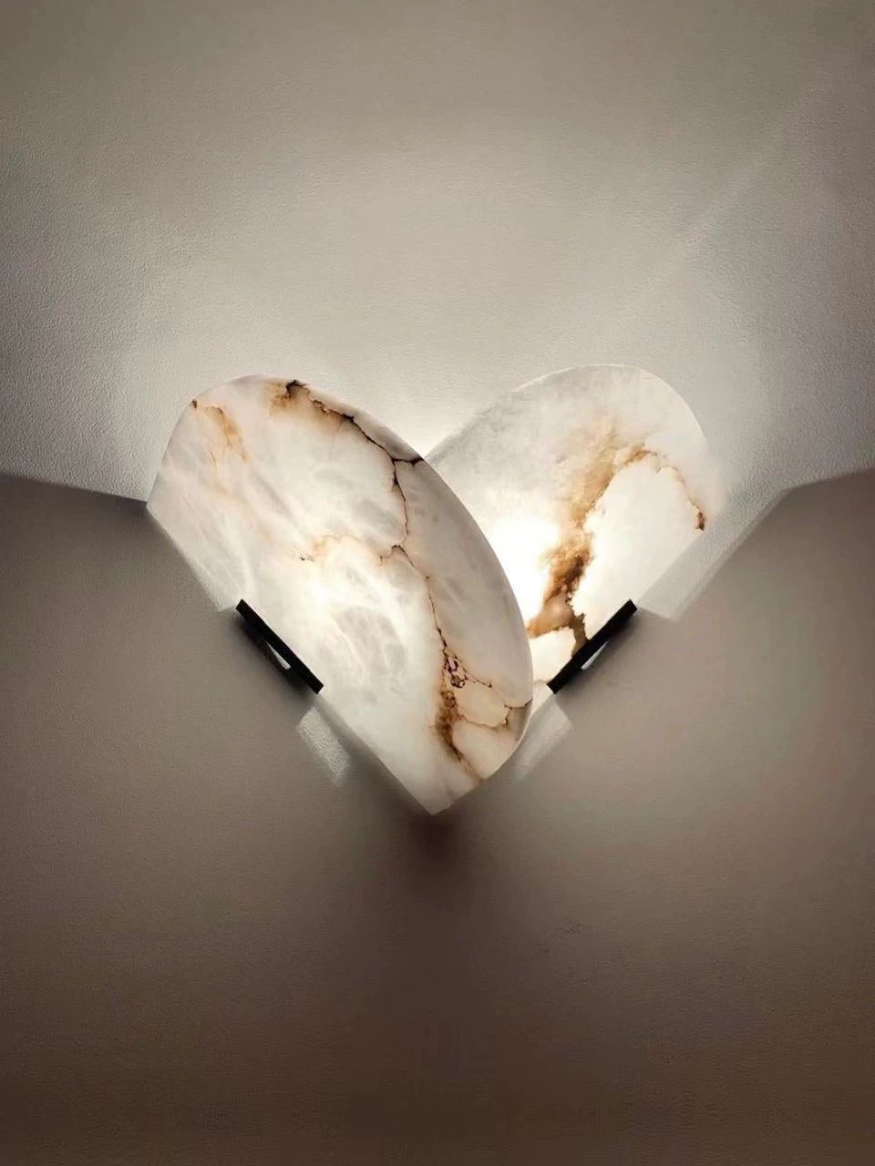 대리석 벽등 침실 디자인 북유럽 모던 벽조명 복도 장식 아트 레스토랑 빈티지 브론즈 - 상세 이미지 4