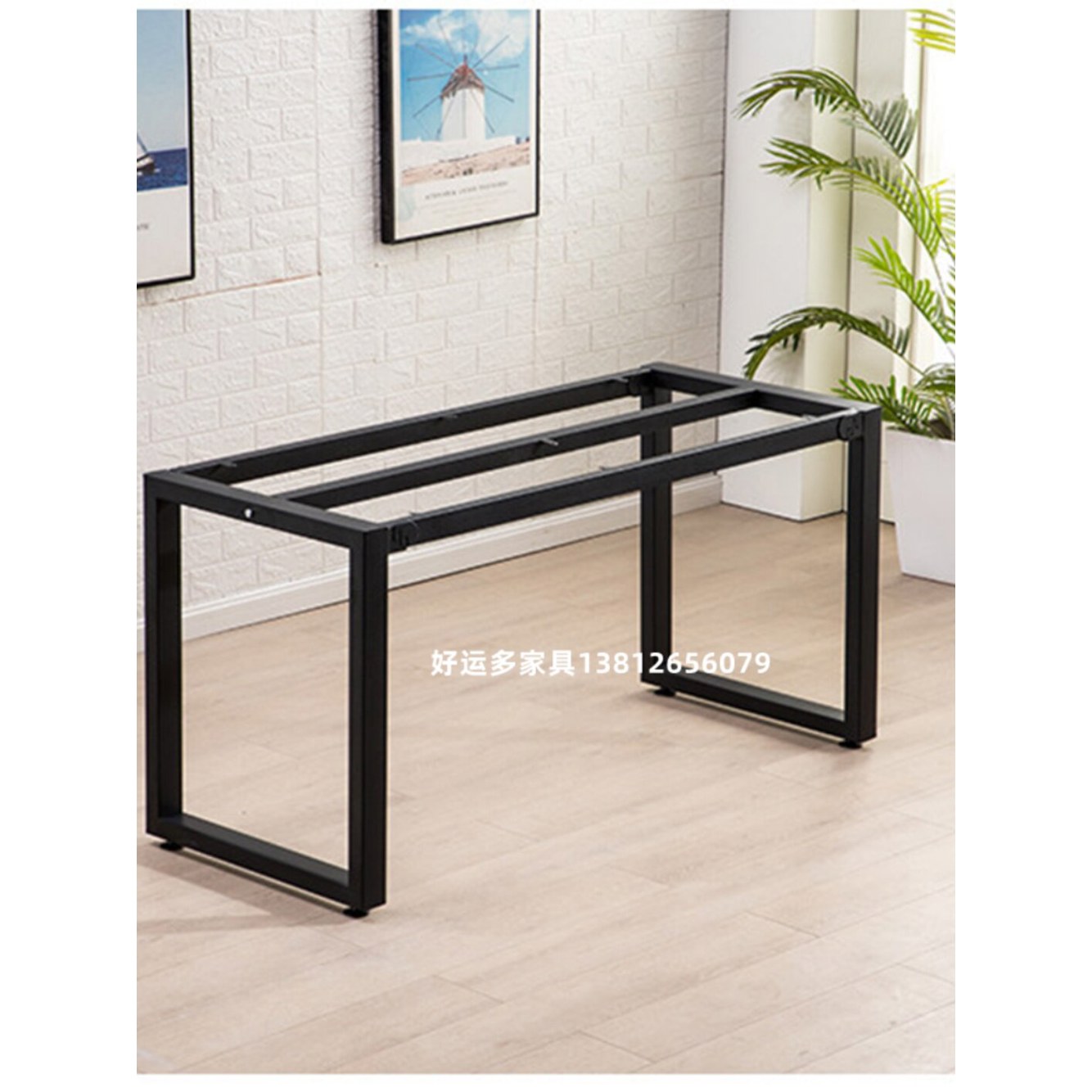 200cm 테이블 다리 높이 40 싱글 선반 식탁 대리석식탁 프레임 DIY 철제프레임 180cm 가로 72 싱글 테이블 선반 가로 40 높이 72 5 - 상세 이미지 3