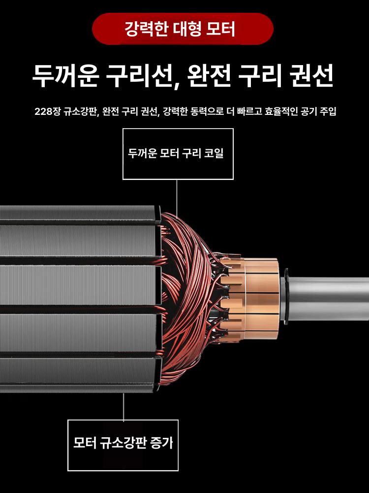 대형차 공기주입기 연장호스 공기압 에어게이지 차량용 바퀴 실린더 튜브 디지털 - 상세 이미지 4