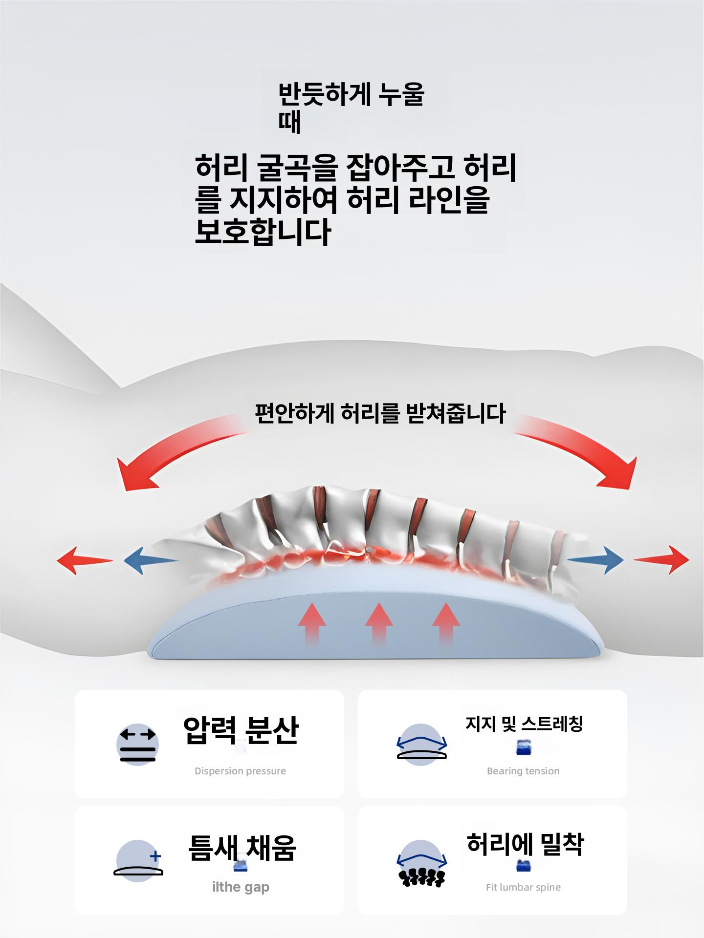 라텍스 발베개 삼각 종아리 다리쿠션 - 상세 이미지 2