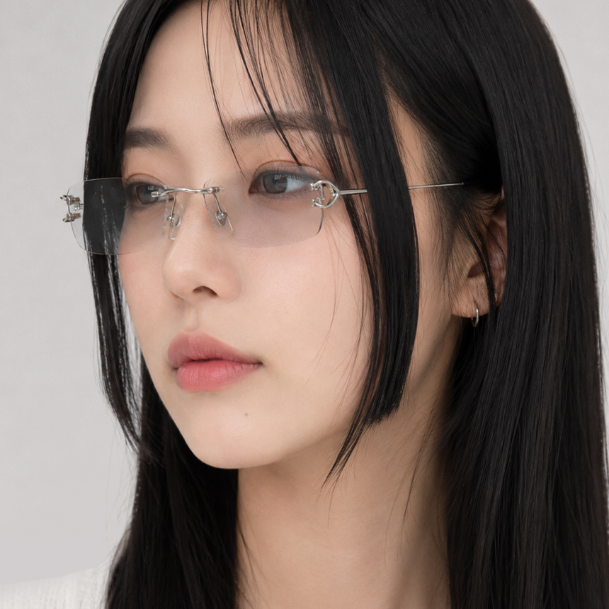 까르띠에 안경 C데코 림리스 CT0344O-004 실버 56mm - 상세 이미지 2