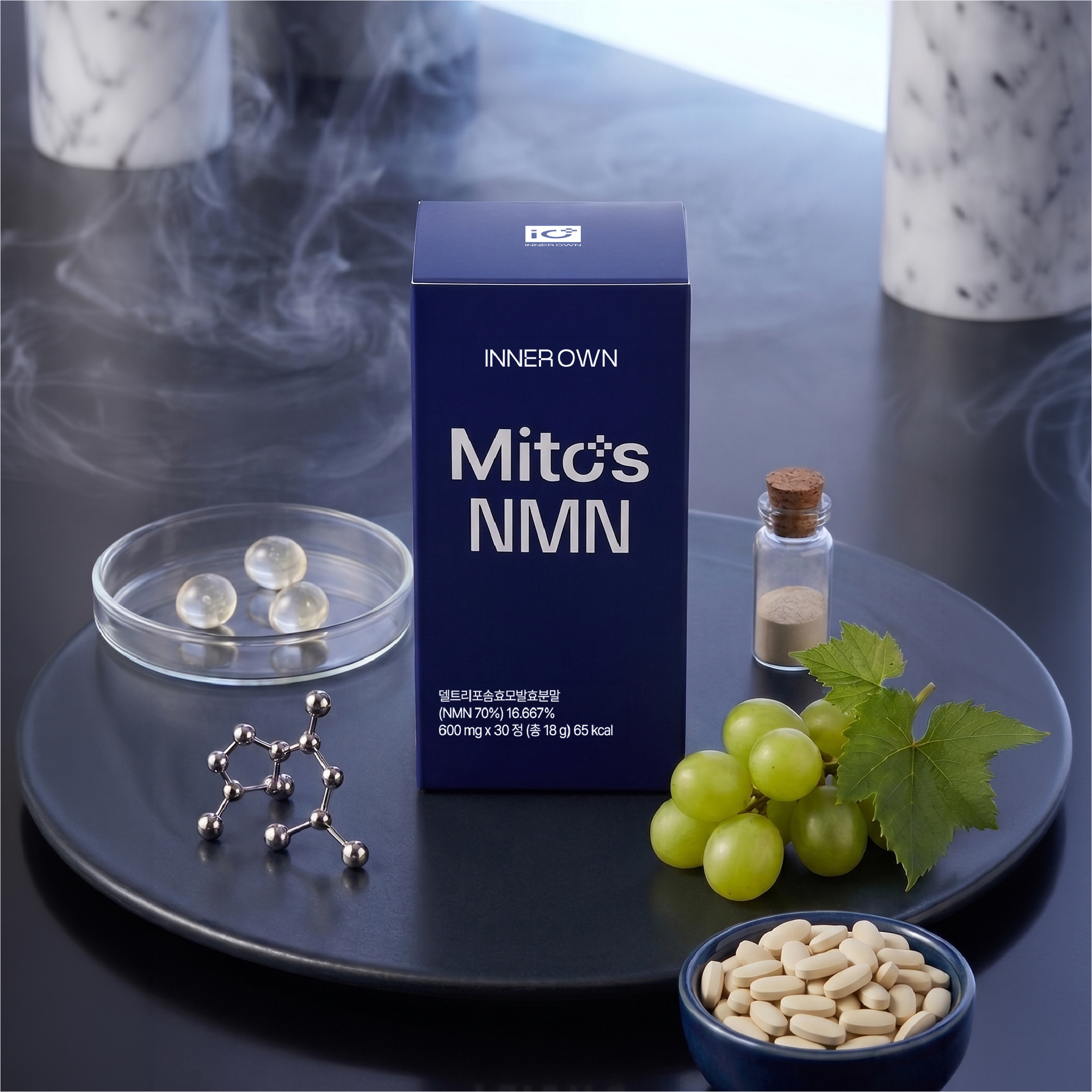 마이토스 리포좀 NMN 600mg 퀘르세틴 니코틴산아미드 30정, 2개 - 상세 이미지 3