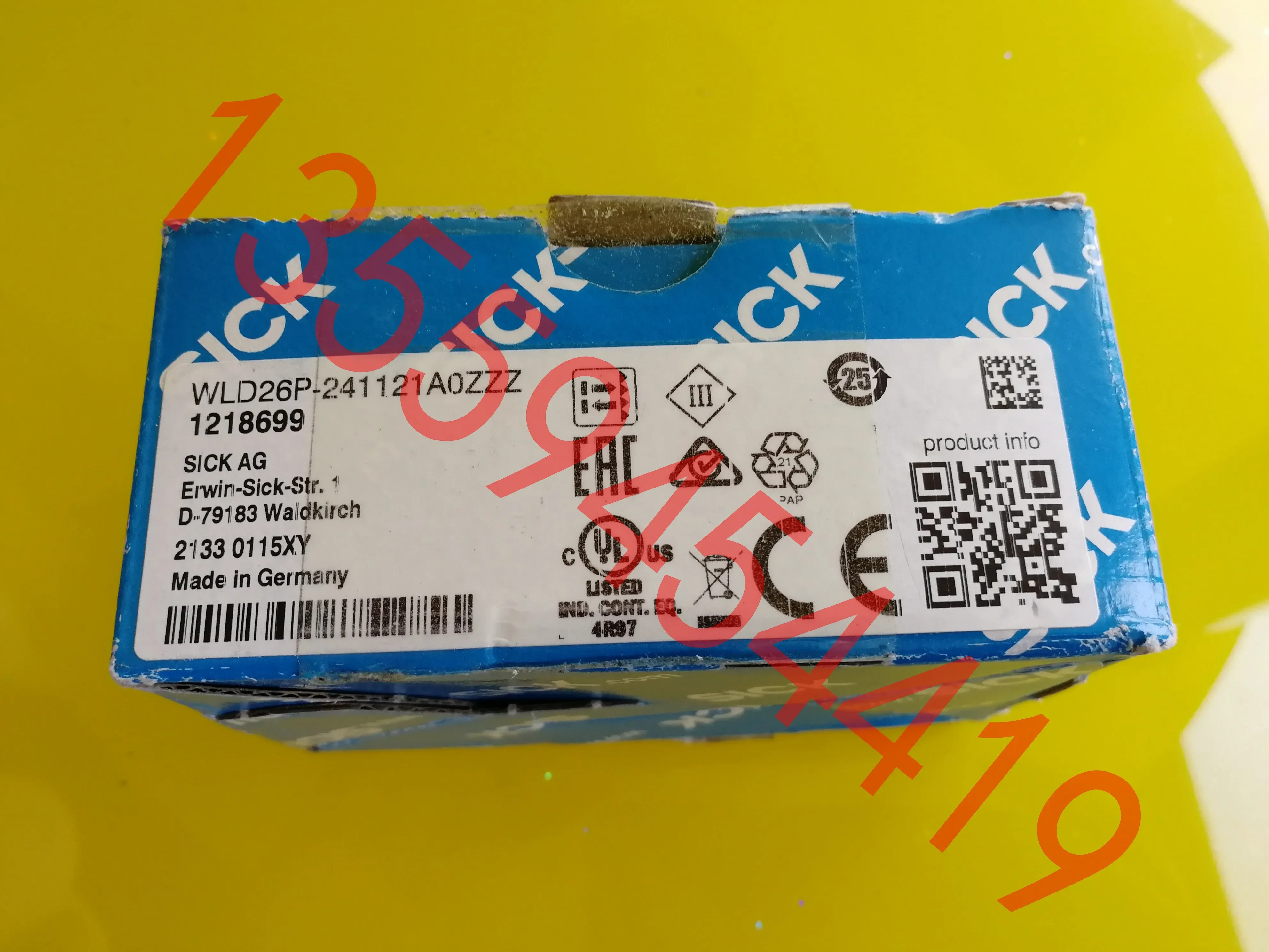 2025.4 SICK 광전센서 1218699 WLD26P- 241121 A0ZZZ 원본