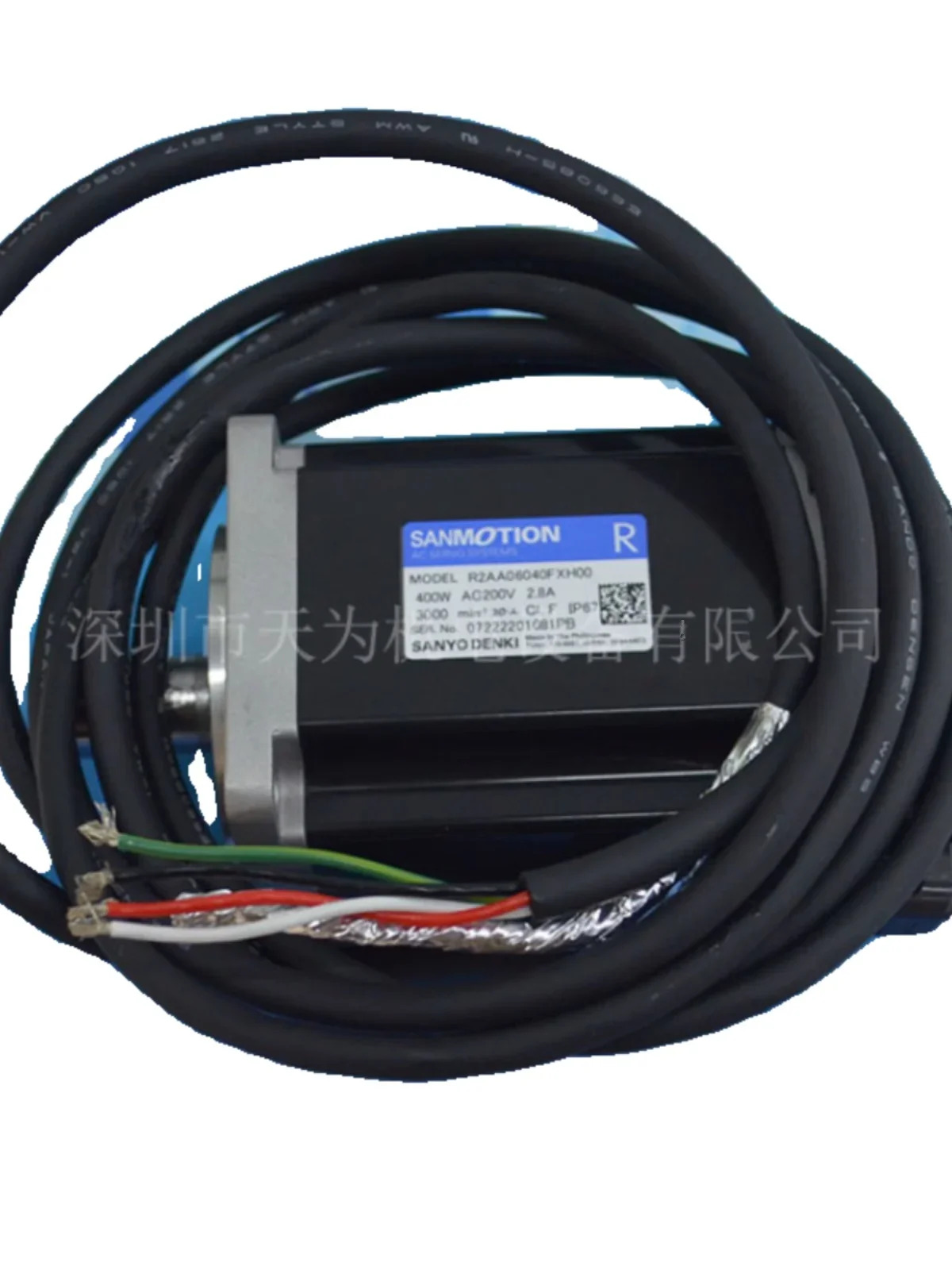 2025.4 오리지널 /일본 SANYO Sanyo 서보모터 R2AA08075FCH00 R2AA06040FCP11