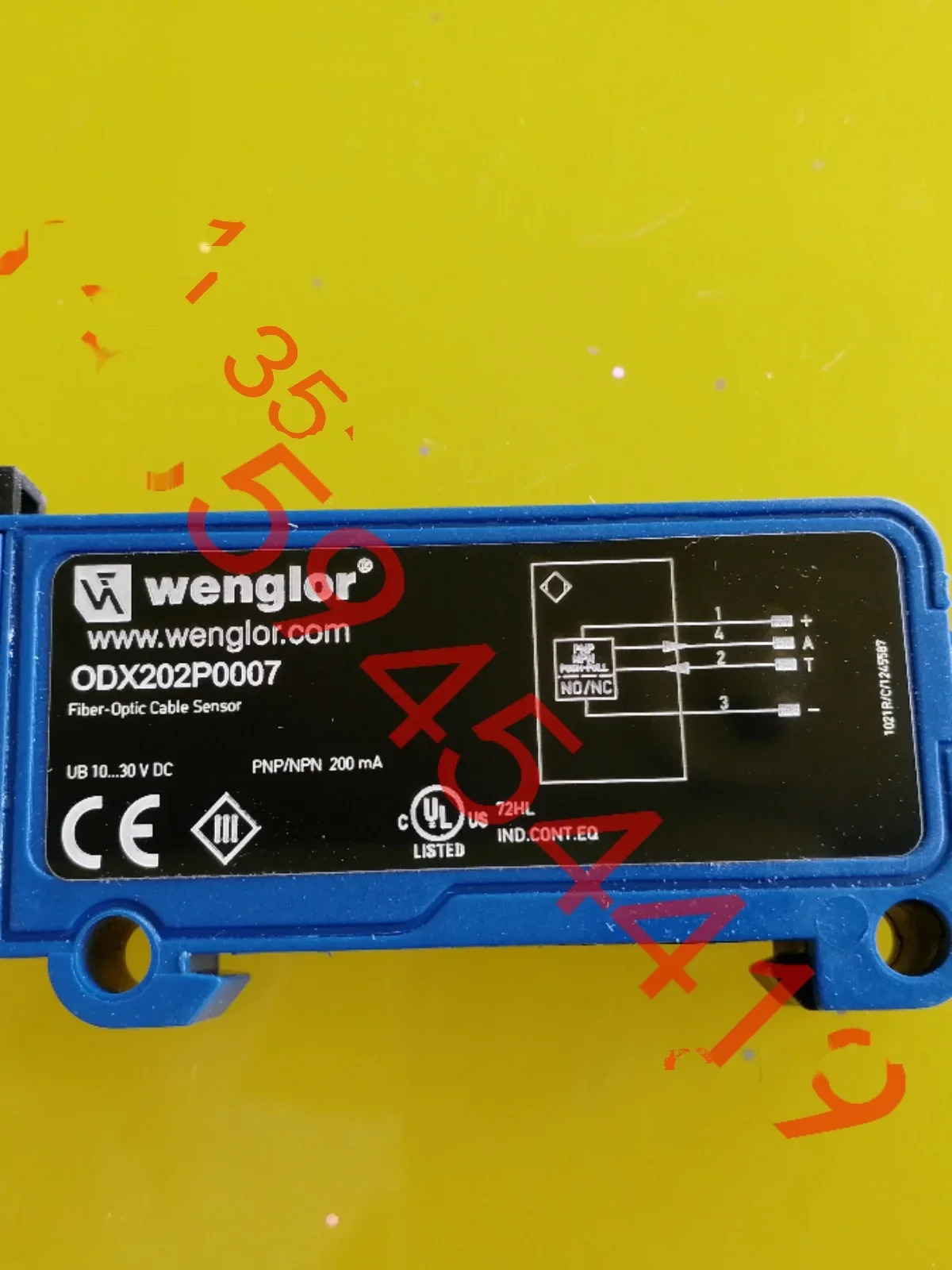 2025.4 Wenglor Wegler 브레이징 센서 ODX202P0007 납품