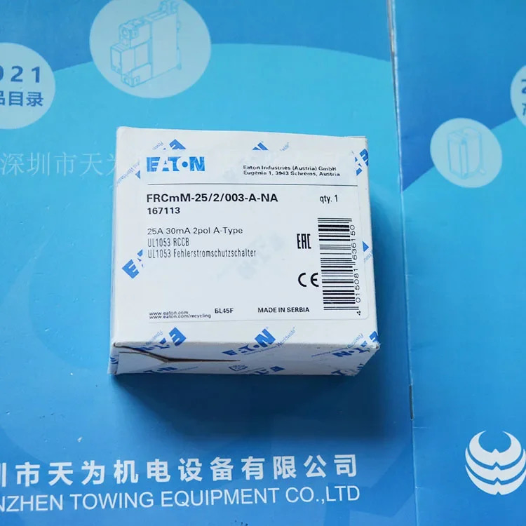2025.4 미국 Eaton 누출 스위치 FRCmM-25/2/003-A-NA 점 원본 -