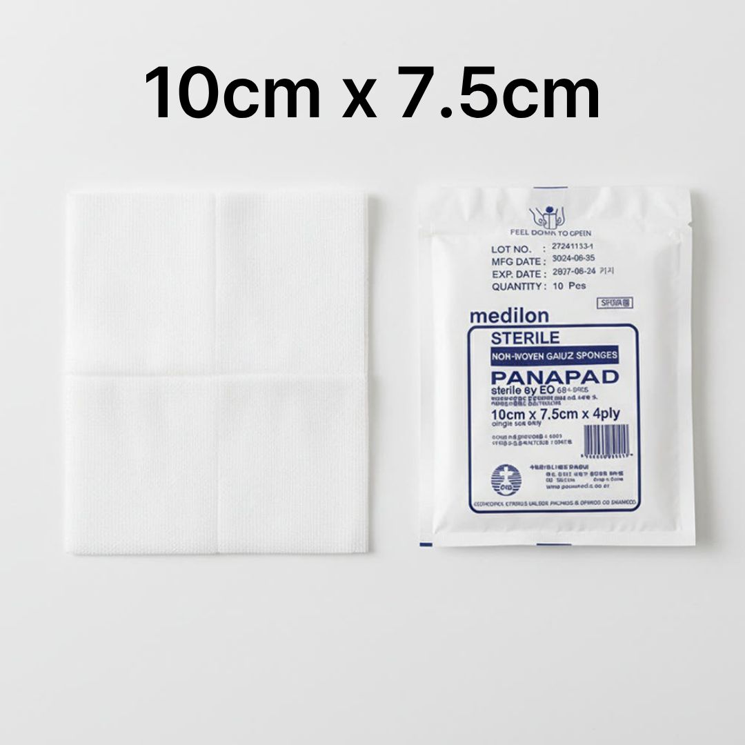 똥꼬샵 부드러운 멸균 거즈 약국 드레싱 가아제 모음전 7.5cm, 10cm, 5cm 상품 이미지