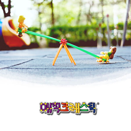 혜명잡화몰 매직크레스틱 시소만들기(5인용) 균형장난감 균형놀이 교구만들기 만들기키트 창의만들기