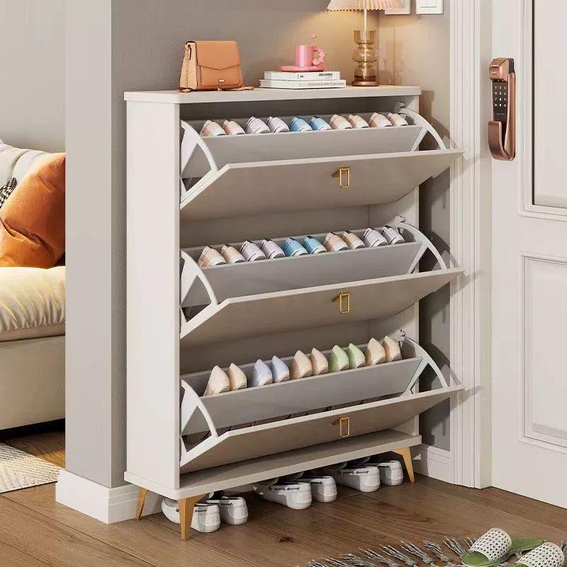 원룸 좁은현관신발장 입구 공간활용 초슬림 틈새신발장 간이 현관수납장 컴팩트 - 상품 이미지