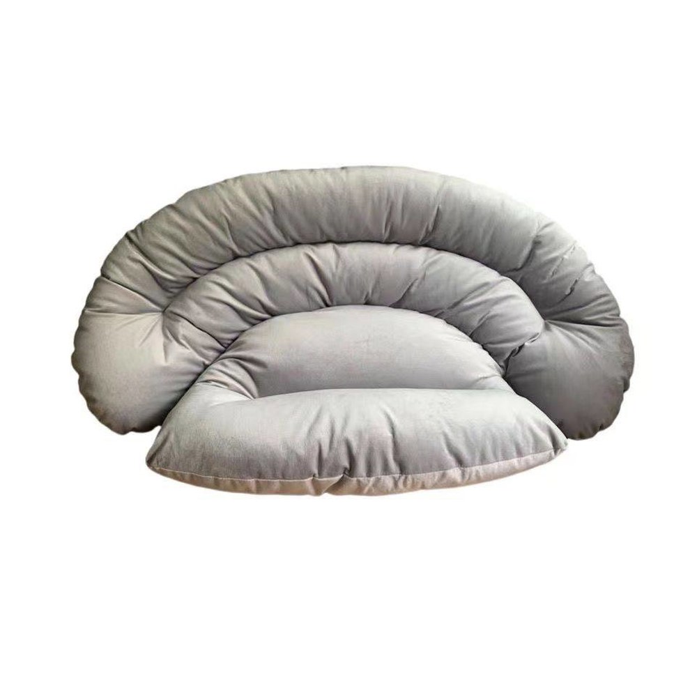 쿠션 스몰 방석만 전용 블랙매트 방석 롤리폴리체어 83cm 53cm 대형 블랙매트 방석만 스몰 방석 53cm - 상품 이미지