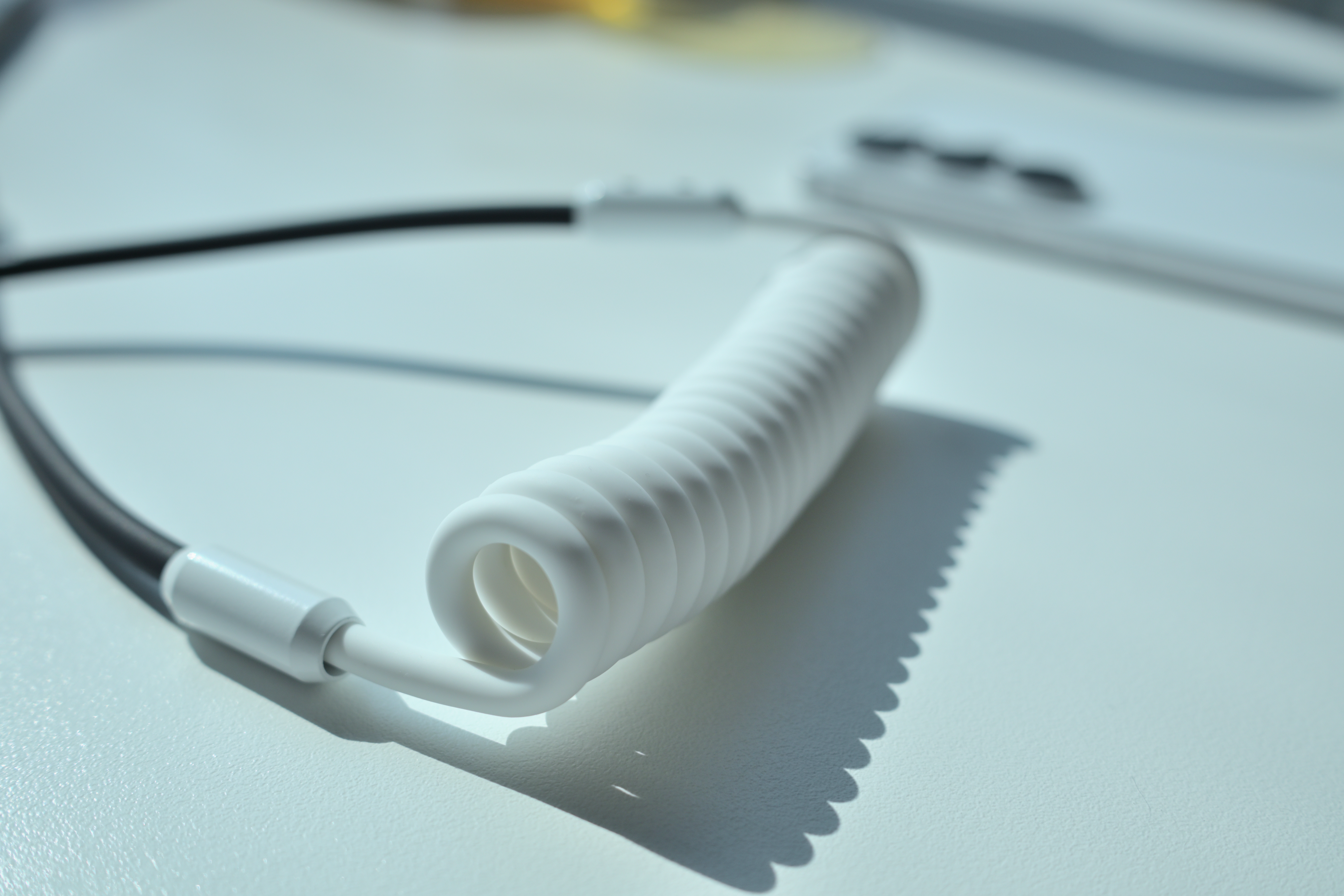 텍스트랩 USB C to C타입 240W 초고속 충전 PD 실리콘 스프링 케이블 - 상세 이미지 5