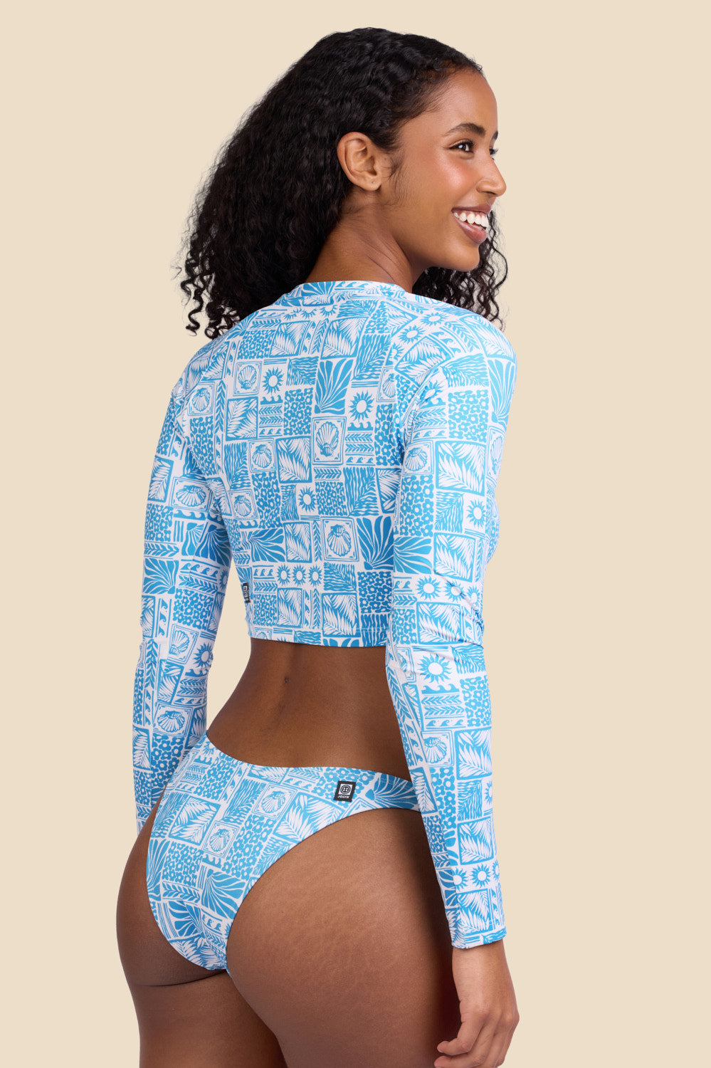 졸린 래쉬가드 Moana Long Sleeve Cropped Swell - 상세 이미지 3