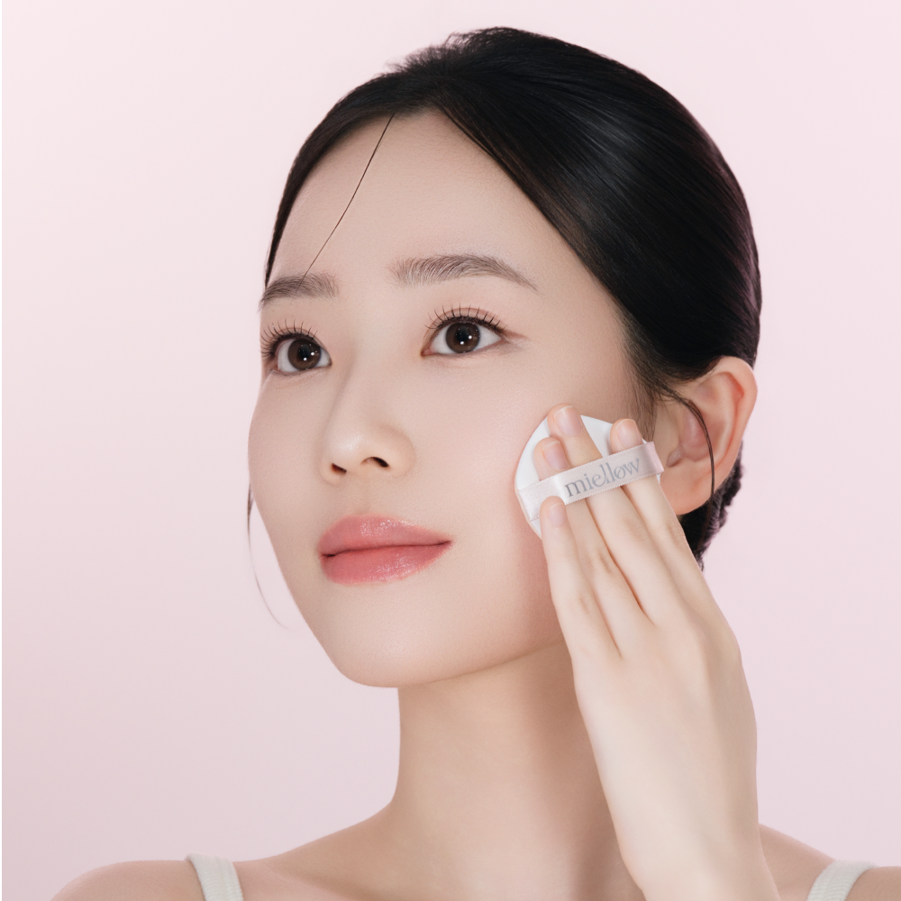 미엘로우 쌩얼쿠션 톤업 선쿠션 SPF50+ PA++++ 15g, 2개 - 상세 이미지 3