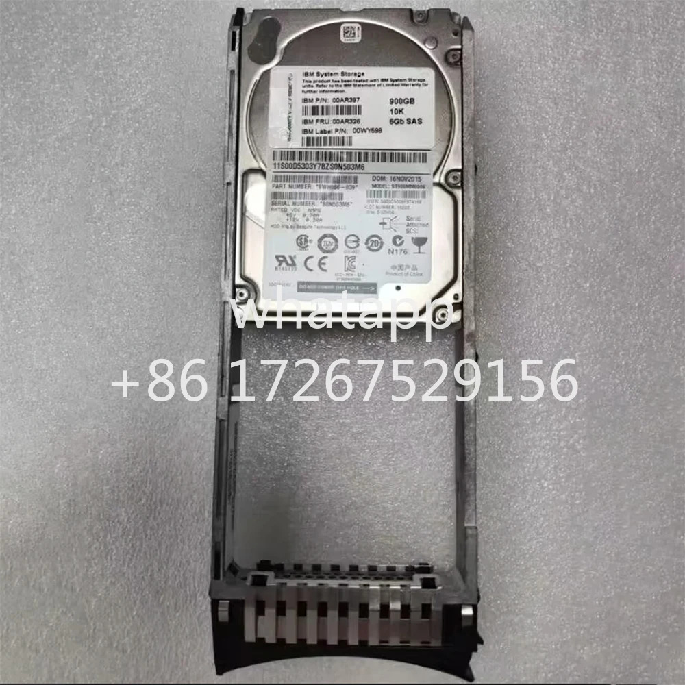 IBM HDD2076-AHF2 00AR397 00AR326 900G 10K SAS 2.5인치 서버 하드 드라이브