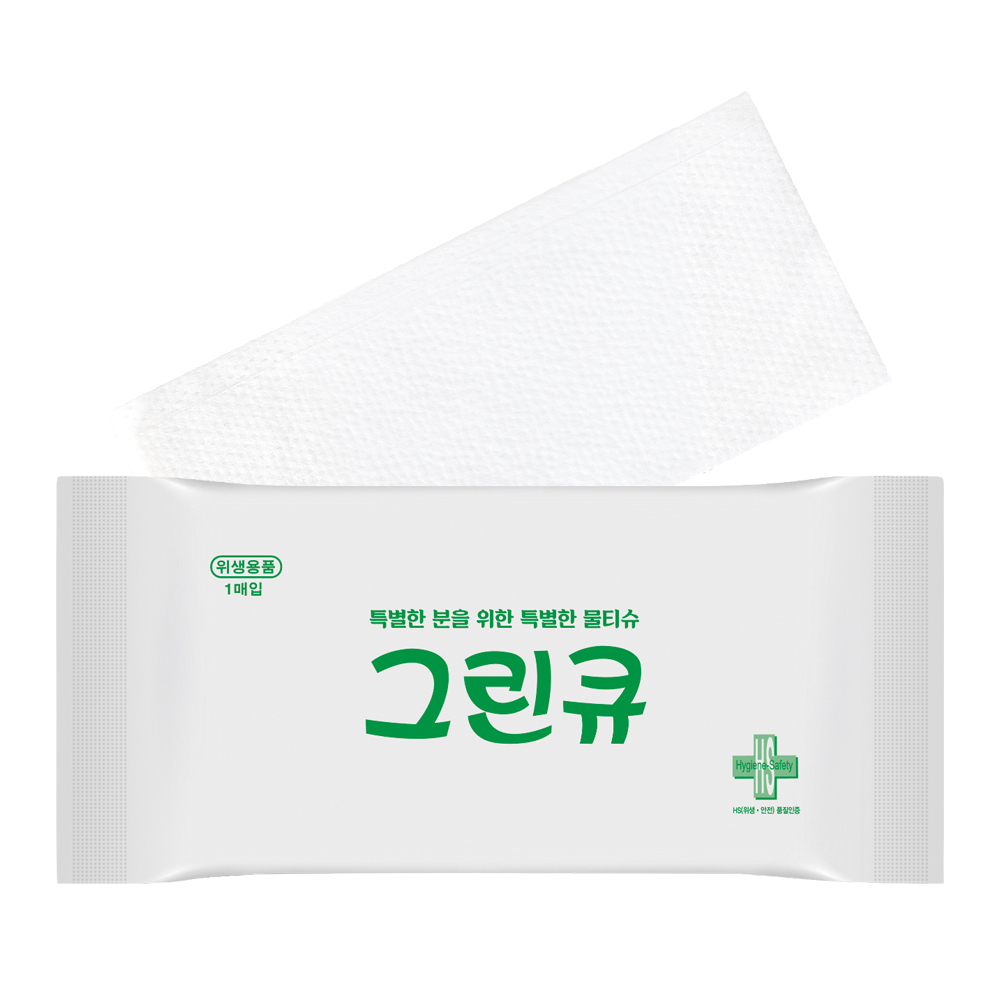 그린큐 업소용 물티슈 400매 개별포장 일회용 카페 배달 식당 물티슈 끈적한 식탁 기름때제거 - 상세 이미지 4