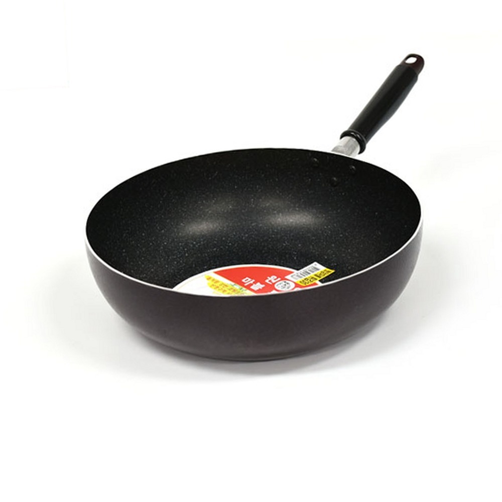 알루미늄가정용볶음팬 눌어붙지않는열효율높은웍 원앙마블업소용튀김팬 34cm 28호 - 상품 이미지