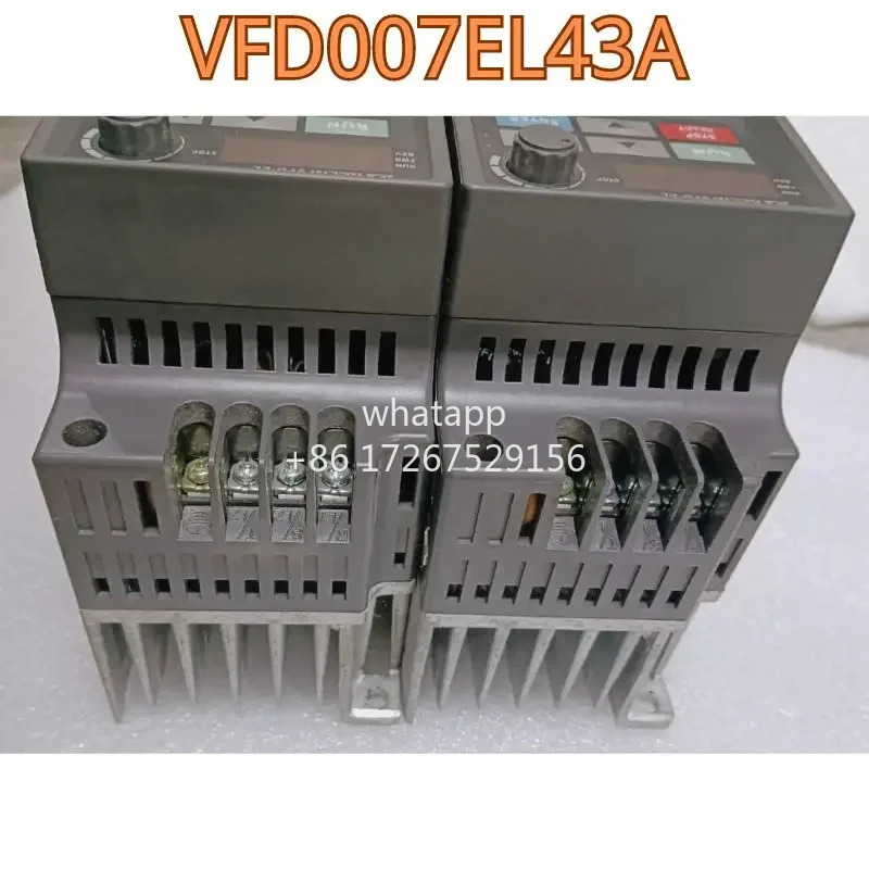 리퍼된 주파수 변환기 VFD007EL43A 0.75KW 380V 기능 리퍼 OK