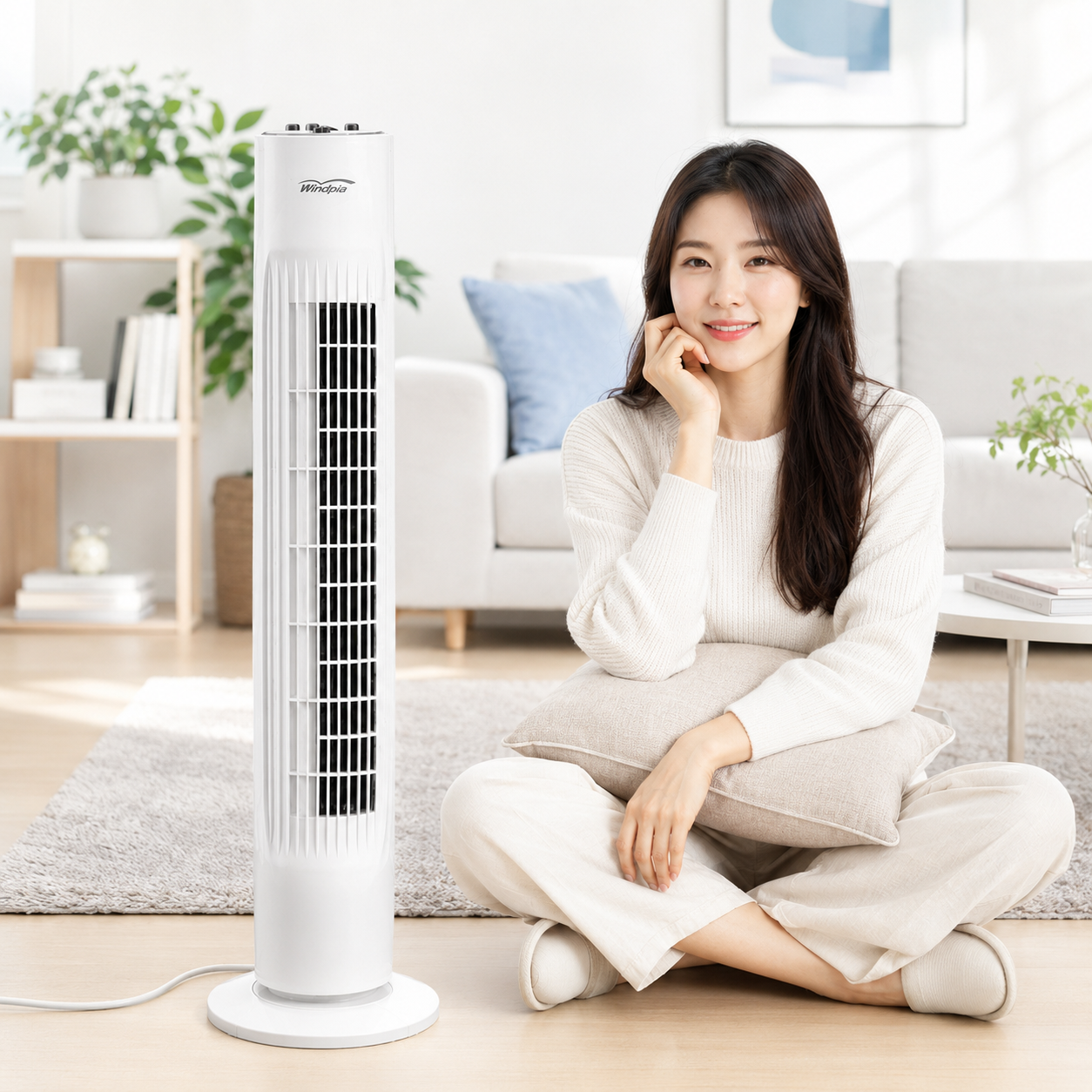 날개없는 서큘레이터 저소음 무풍 기능 가정용 사무실용 - 상품 이미지