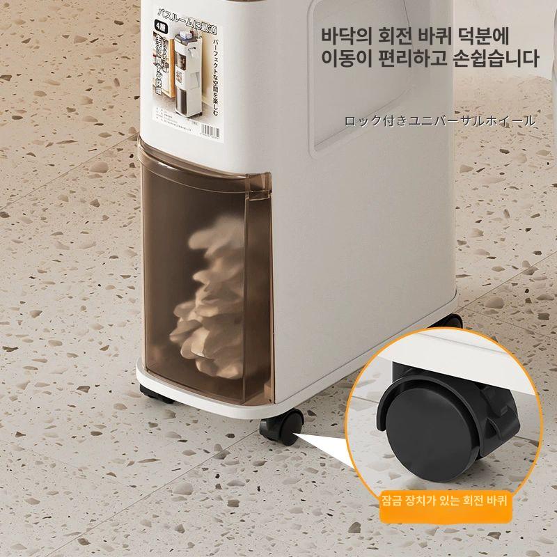 좁은 수납선반 설치 화장실 코너 정리함 욕실벽걸이선반 모던 랙 접착식 벽선반 - 상세 이미지 4