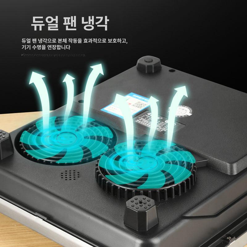 업소용 렌지 대형 그리들 중식요리 철판 화구 레인지 고압 가스버너 전기 직화 - 상세 이미지 2