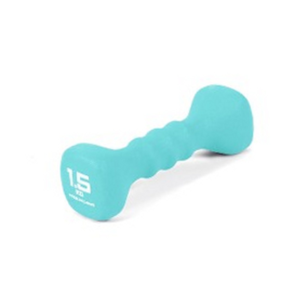 미끄럼방지사각헤드사각아령 여성운동소음방지 민트색네오프렌재질네오프렌아령 1.5kg - 상품 이미지