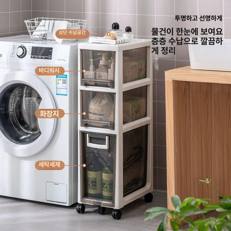 슬라이딩 수납장 틈새 부엌 팬트리장 키큰장 냉장고옆 그릇장 주방선반장 다용도장 - 상세 이미지 2