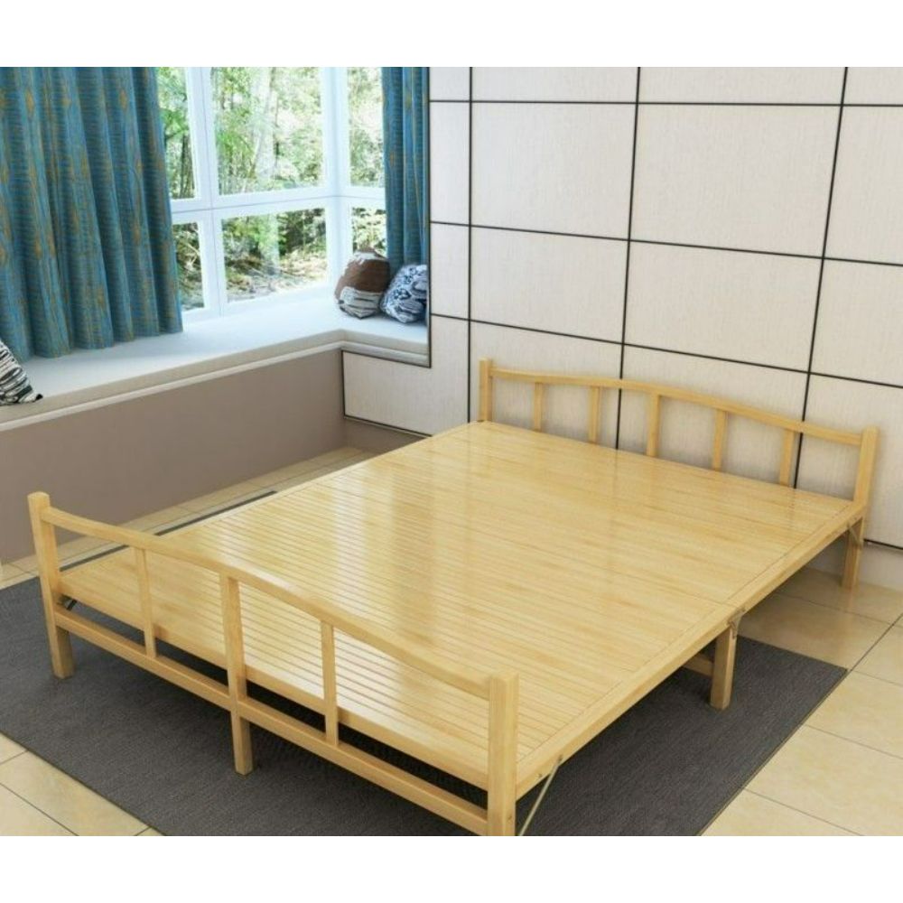 평상 접이식 발코니 파라솔 테라스 베란다 야외용 조립식 옥상 패션 대형 원목 홀딩 인쇄 - 상세 이미지 4