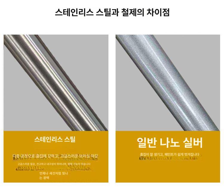 모던 행거 디스플레이 진열대 롤러 높이 기본옷걸이 길이 심플 스탠드옷걸이 인테리어 - 상세 이미지 3