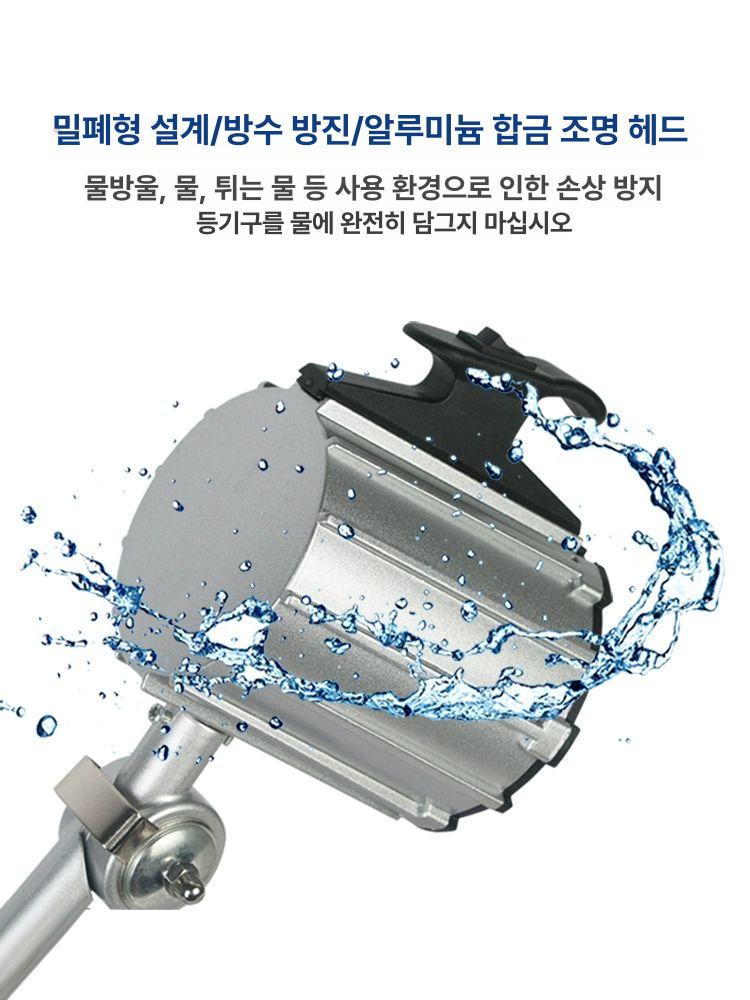금속 클램프 조명 작업장 인더스트리 홀더 일광 베이스 산업용 라이트 스탠드 구즈넥 - 상세 이미지 5