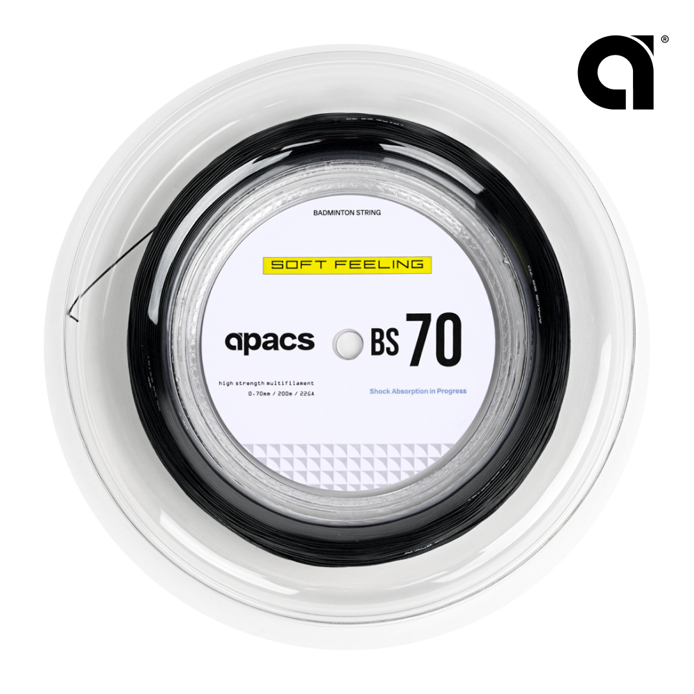 아펙스 BS 70 200m 롤 배드민턴 라켓 스트링 거트 줄 충격흡수 (0.70mm) - 상세 이미지 3