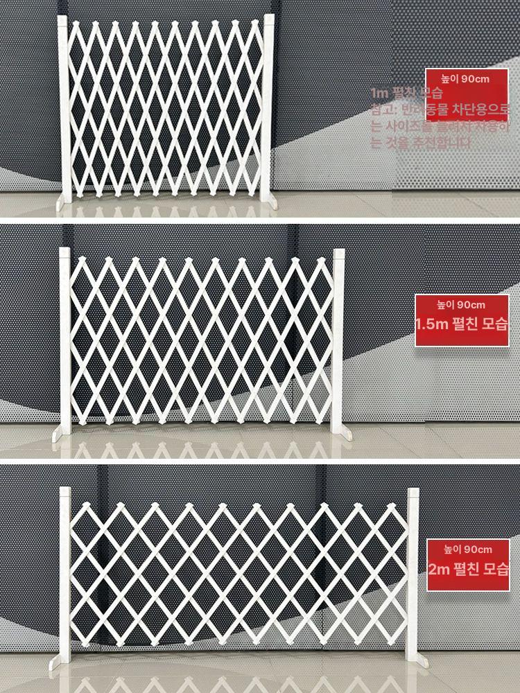 정원 가림막 외부 담장 가리개 테라스 합성목재 난간 야외 방부목 격자 높이 칸막이 - 상세 이미지 4