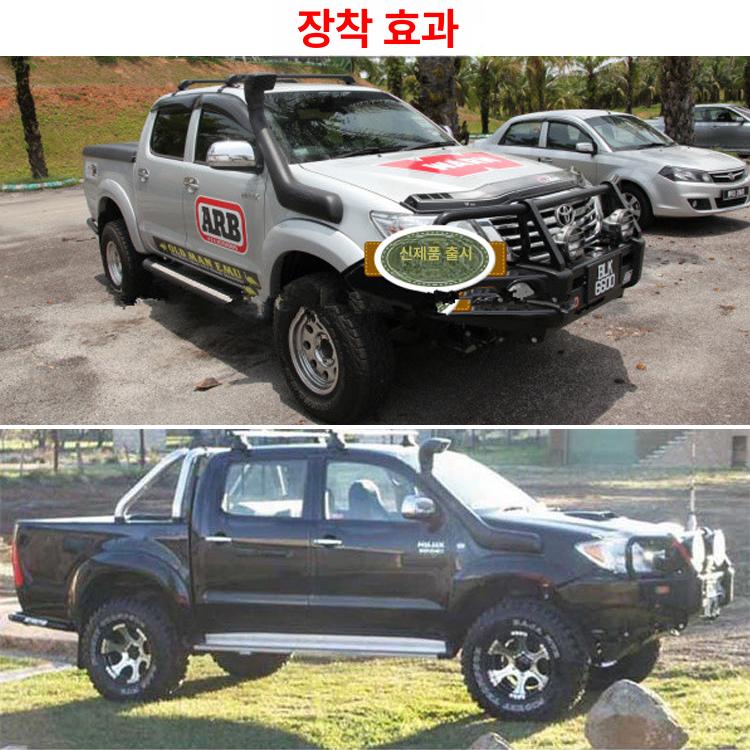픽업트럭 스노클 흡입 호스 오프로드 튜닝 웨이딩 시스템 디젤 엔진 에어 필터 부스터 파이프 - 상세 이미지 3