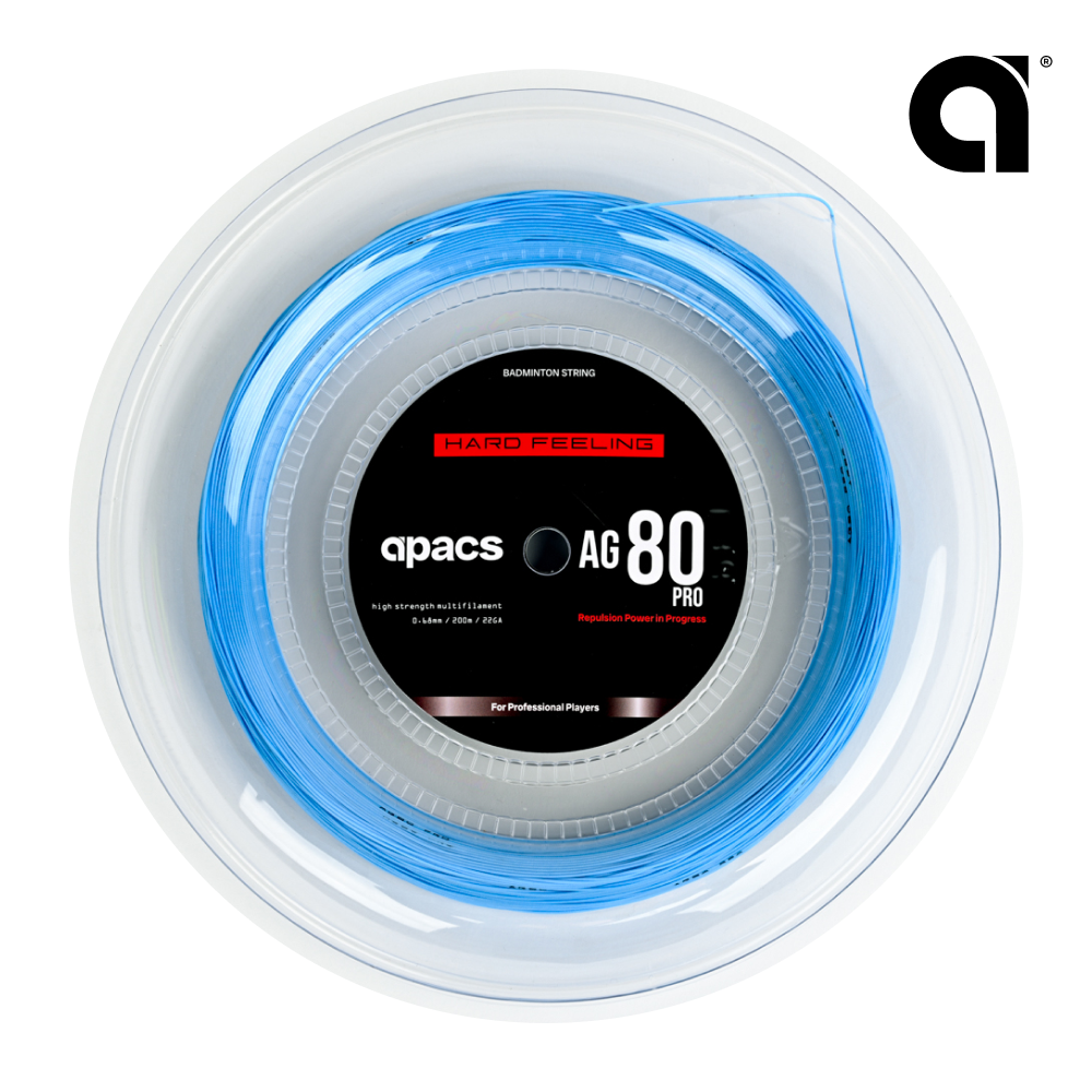 아펙스 줄 AG80 PRO 200m 롤 배드민턴 라켓 스트링 거트 반발력 (0.68mm) 이미지 6
