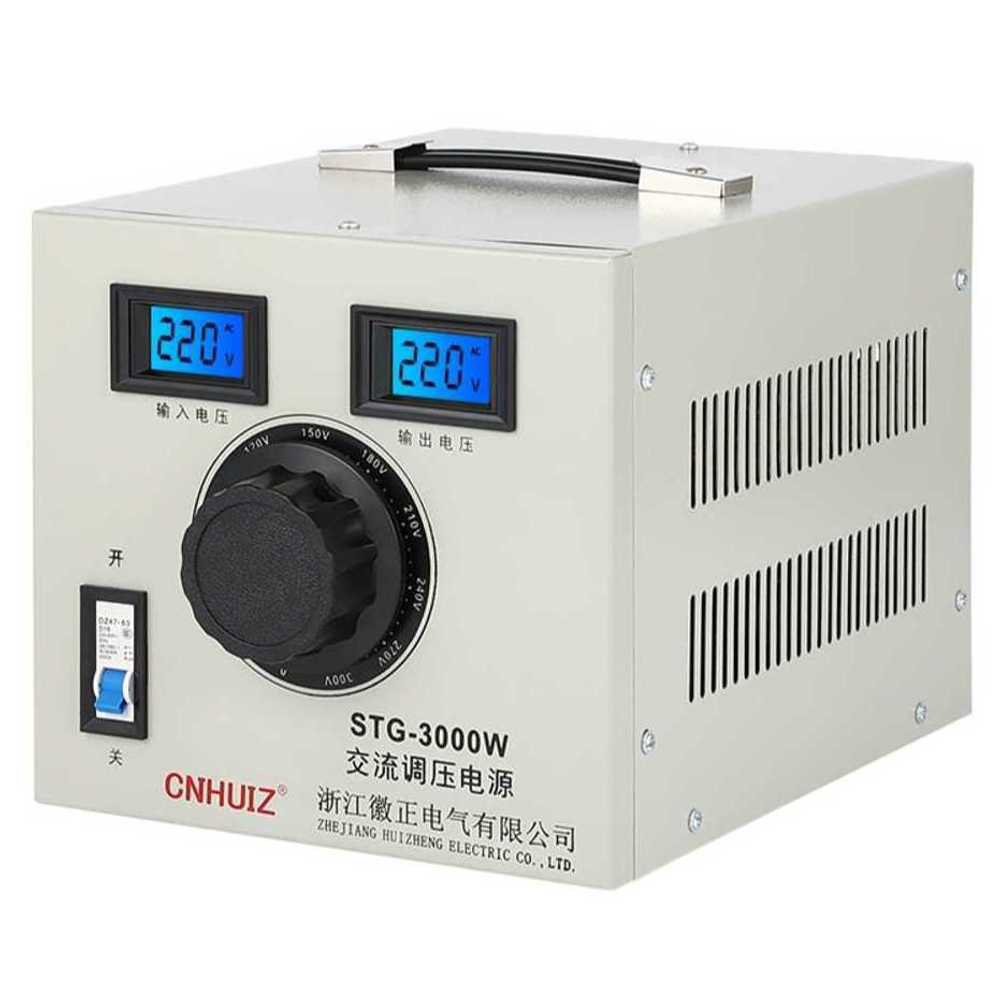 정전압 트랜스 변압기 전압 1KVA R자동전압조정기 2KVA 공업트랜스 단상 조절기 1 500W 전압타입 0 300V 조절 가능 - 상품 이미지