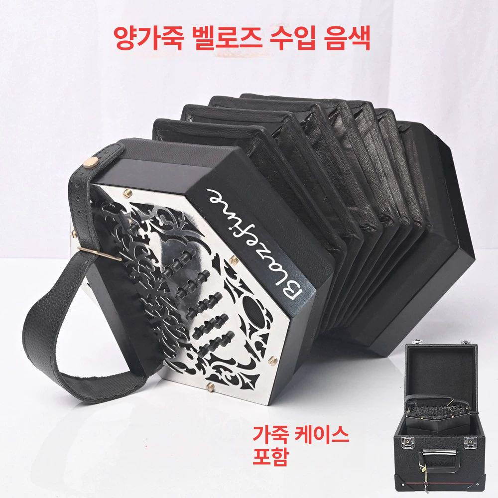 입문용 아코디언 악기 초보자 배우기 손풍금 음악 교육 레슨 연주용 클래식 콘서티나 - 상세 이미지 5