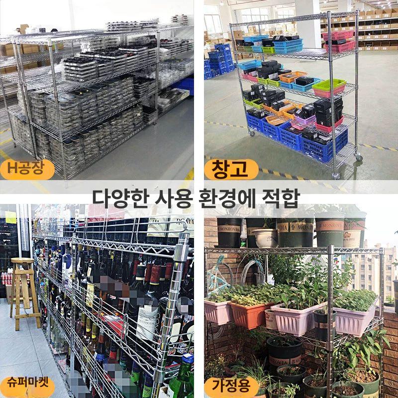 산업용 부품 정리 스탠드 공장 기판 수납 랙 조직 시스템 도금 메탈 거치대 카트 보관 선반 이미지 6