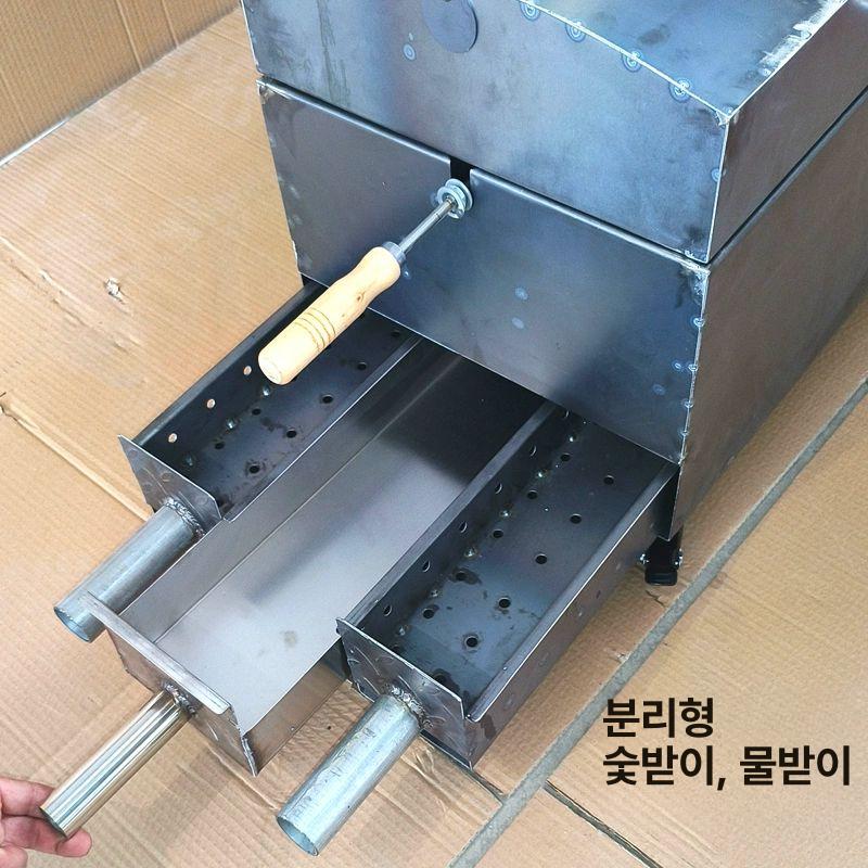 통구이 바베큐기계 훈연 화롯대 회전구이 바비큐 훈제 숯불화로 통돼지바베큐 - 상세 이미지 4