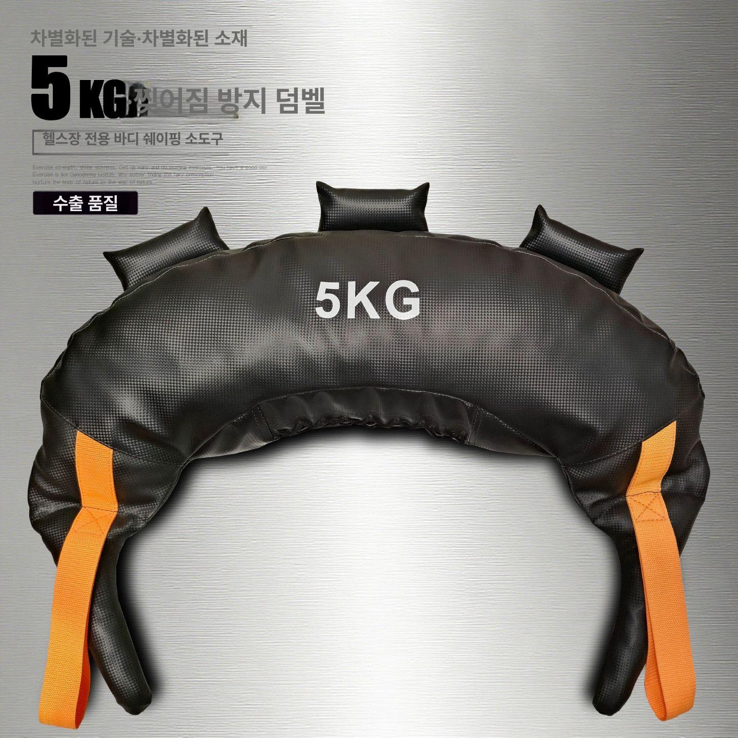 샌드백 모래 웨이트 5kg 근력 운동 체력단련 피트니스 홈짐 덤벨 바디빌딩 헬스용품 - 상품 이미지