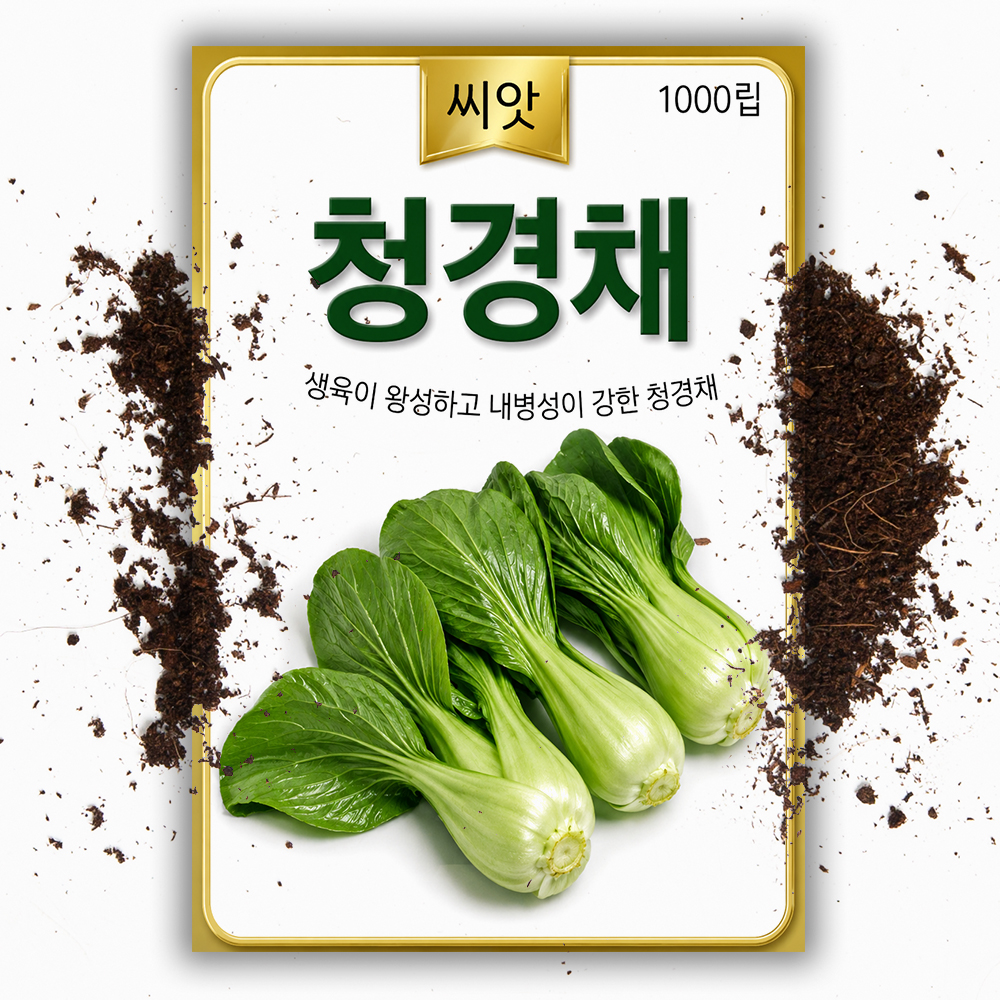 청경채씨앗 1000립 청경채씨 채소 종자 - 상품 이미지