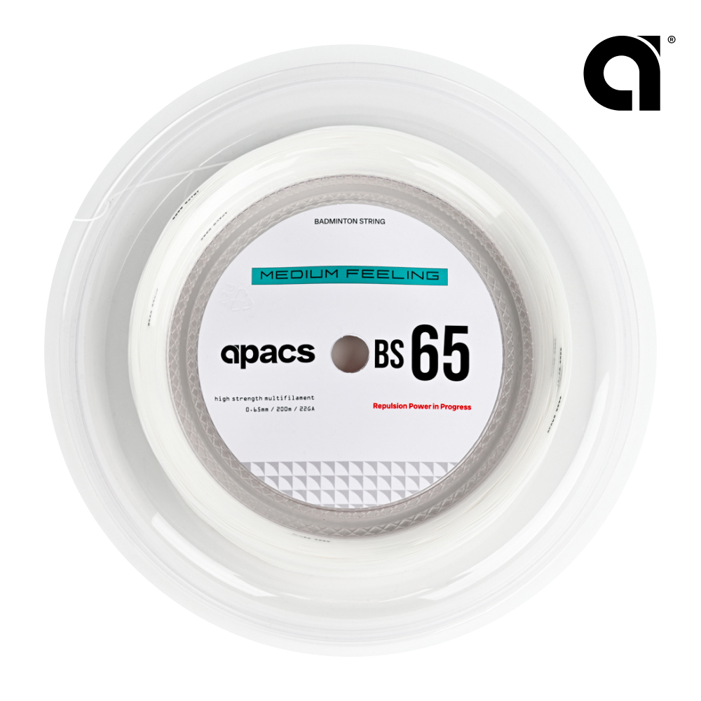 아펙스 BS 65 200m 롤 배드민턴 라켓 스트링 거트 줄 반발력 (0.65mm) - 상세 이미지 2