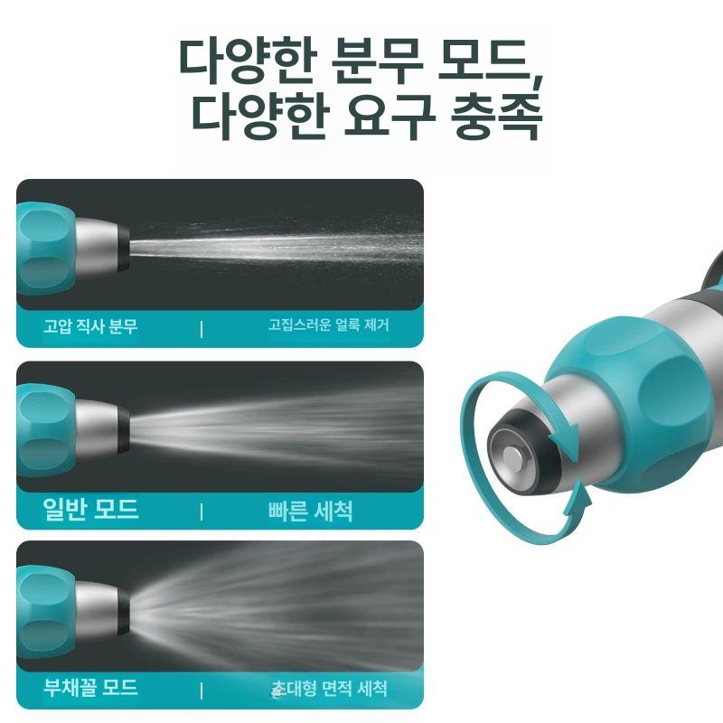 벽걸이롤 물호스 분사기 릴호수 다용도 청소 원예 분무기 호스릴 세차호스 고압 - 상세 이미지 4