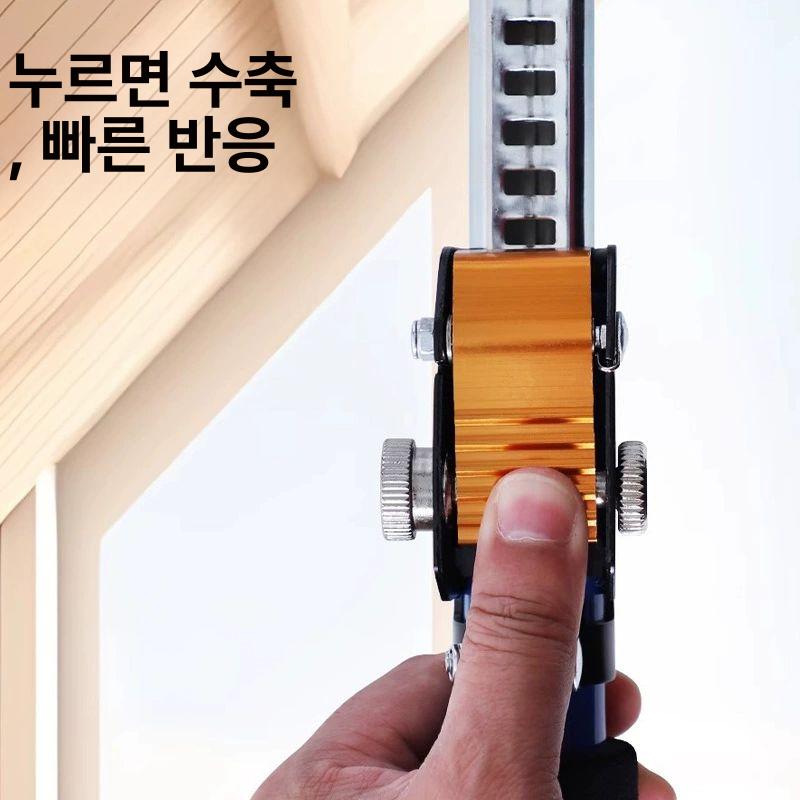 하중 지지대 벽고정 높이 브라켓 심플 보조발 기둥 지지봉 고정대 벽선반 선반받침대 - 상세 이미지 3