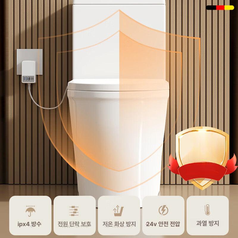 원터치 변기시트 온열 항균 절전형 온시트 변좌 커버 양조절 - 상세 이미지 5