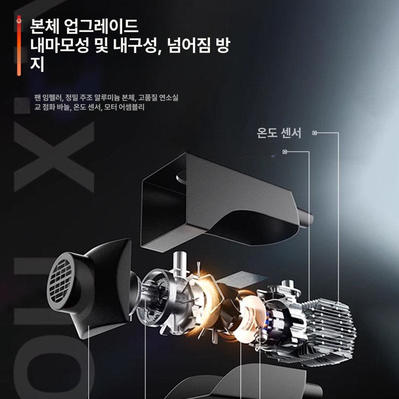 차량용 무시동 캠핑 히터 겨울 수평 미니형 이동식 난방기 12V 전기 가열 - 상세 이미지 4
