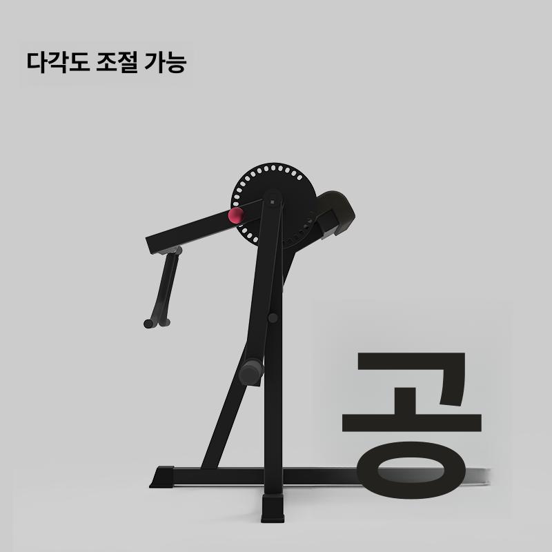 홈짐 백익스텐션 머신 복근 하이퍼익스텐션 운동기구 다기능 조절식 글루트 운동 의자 - 상세 이미지 3