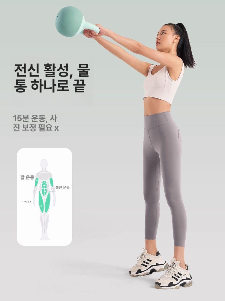홈트 케틀벨 가정용 덤벨 운동 헬스장 근력 피트니스 웨이트 트레이닝 - 상세 이미지 4