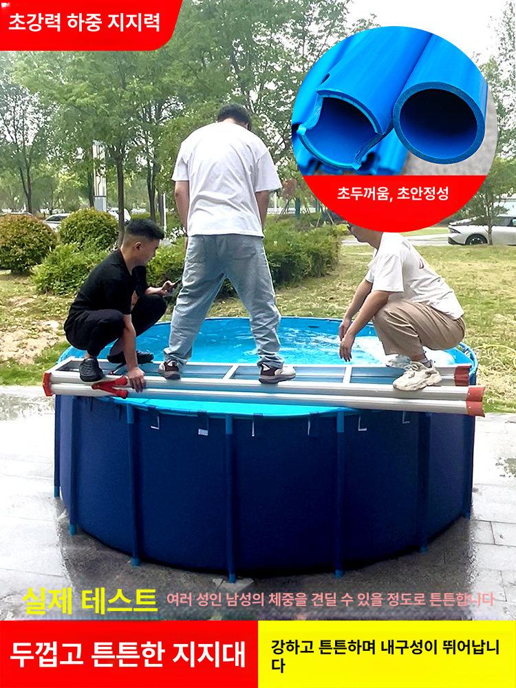 저수 물탱크 빗물저장 수조 농사용 원형 워터탱크 농장 직사각형 우수받이 농업용물통 - 상세 이미지 4