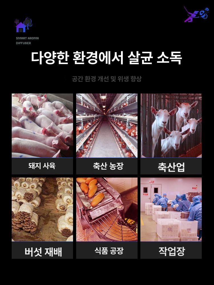 타이머 오존생성기 석영관 소독 냄새제거 가정용 업소용 오존발생기 청정기 탈취기 - 상세 이미지 3